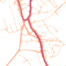 Daytime road noise heatmap for RH4 3EL