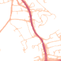 Daytime road noise heatmap for RH4 3EU