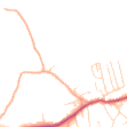 Daytime road noise heatmap for RH4 3GF