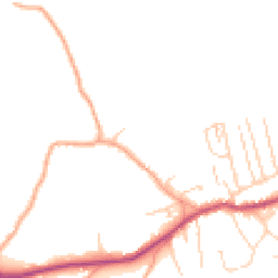 Daytime road noise heatmap for RH4 3GG