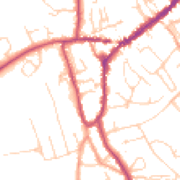 Daytime road noise heatmap for RH4 3JA