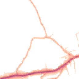 Daytime road noise heatmap for RH4 3LR