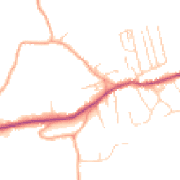 Daytime road noise heatmap for RH4 3NT