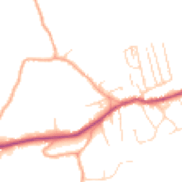 Daytime road noise heatmap for RH4 3NX