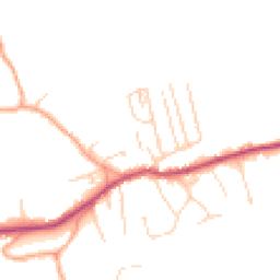 Daytime road noise heatmap for RH4 3PJ