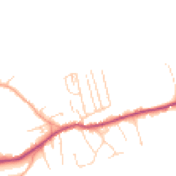 Daytime road noise heatmap for RH4 3QJ