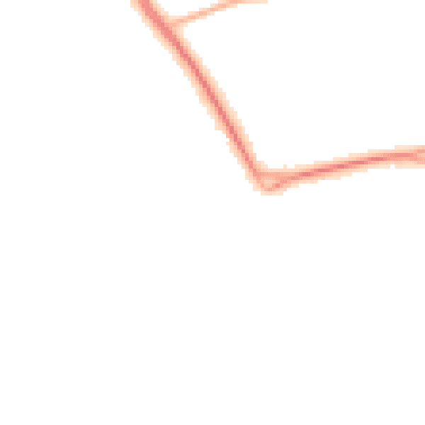 Night-time road noise heatmap for RH6 0AX