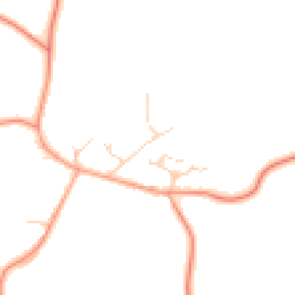 Daytime road noise heatmap for RH6 0DA