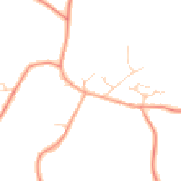 Daytime road noise heatmap for RH6 0DF