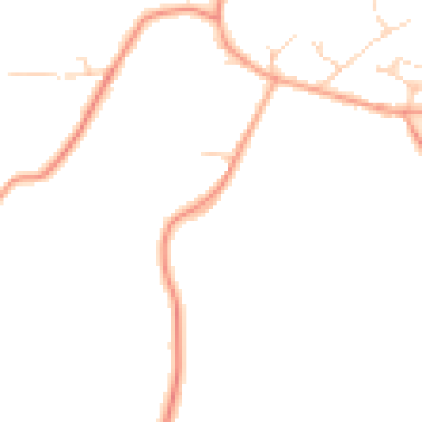 Daytime road noise heatmap for RH6 0DH