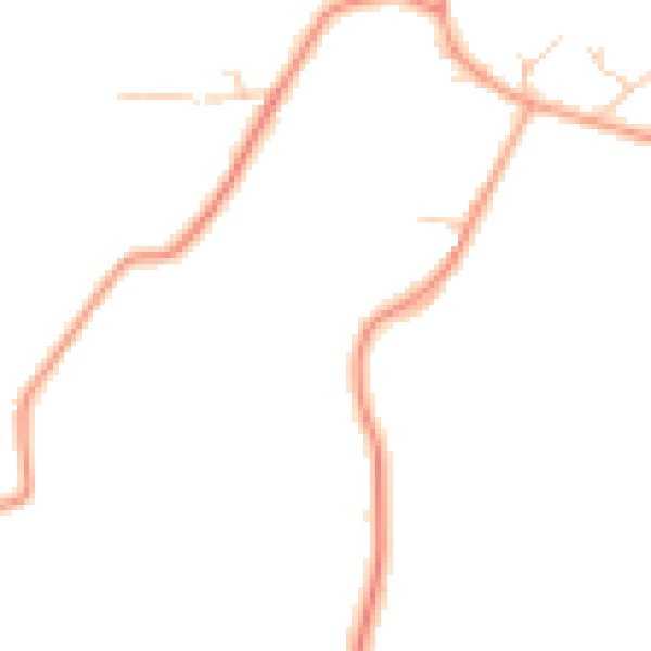 Daytime road noise heatmap for RH6 0DX
