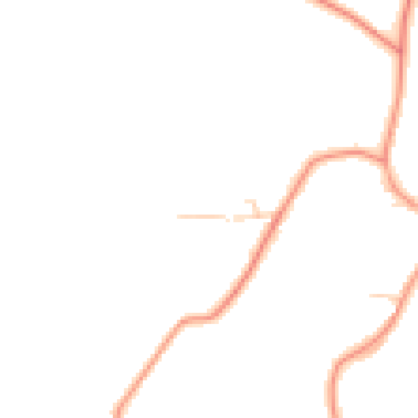 Daytime road noise heatmap for RH6 0EG