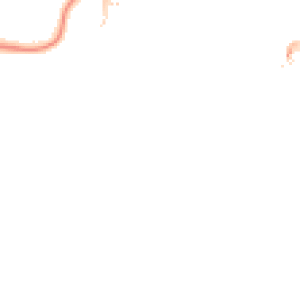 Daytime road noise heatmap for RH6 0EY