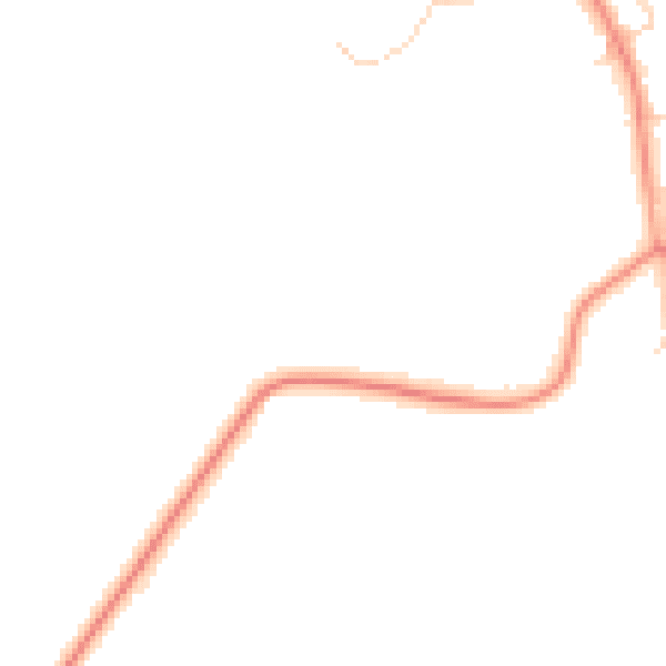 Daytime road noise heatmap for RH6 0GT