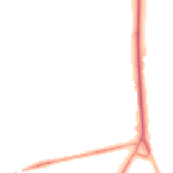 Night-time road noise heatmap for RH6 8BN