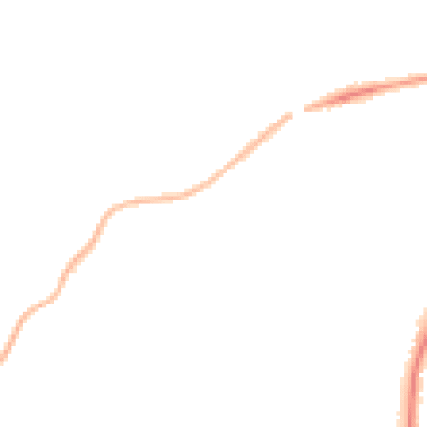 Night-time road noise heatmap for RH6 8ET