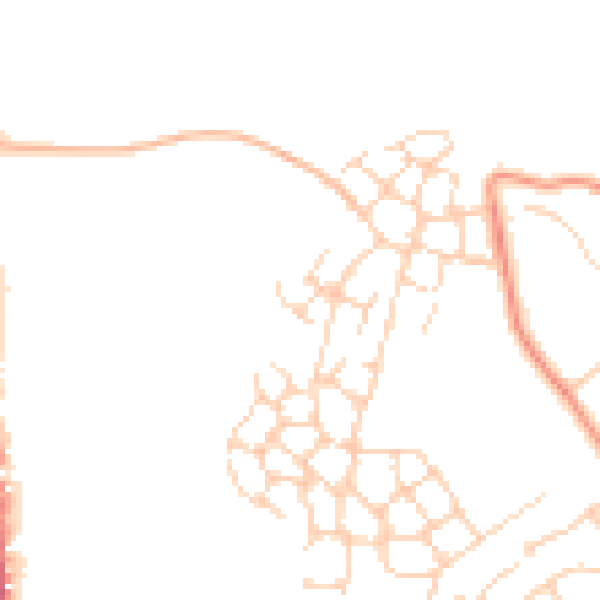 Daytime road noise heatmap for RH6 8GF