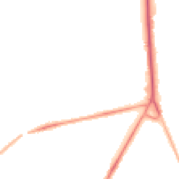 Night-time road noise heatmap for RH6 8HQ