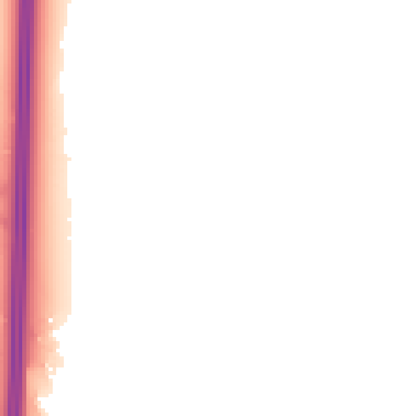 Night-time road noise heatmap for RH6 9BD
