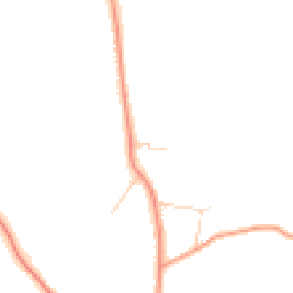Daytime road noise heatmap for RH6 9QD