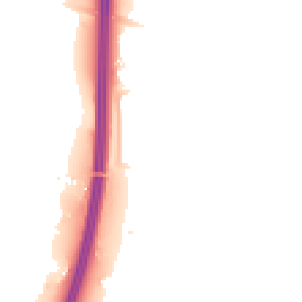 Night-time road noise heatmap for RH6 9RA