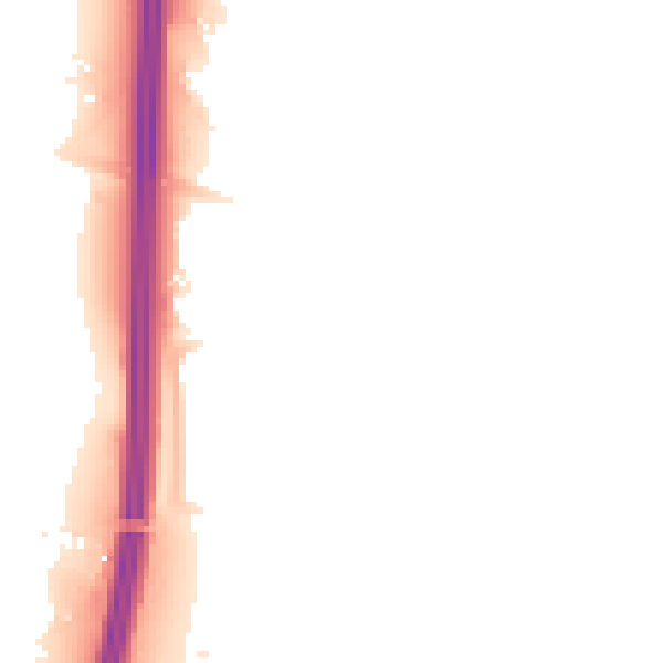 Night-time road noise heatmap for RH6 9RE