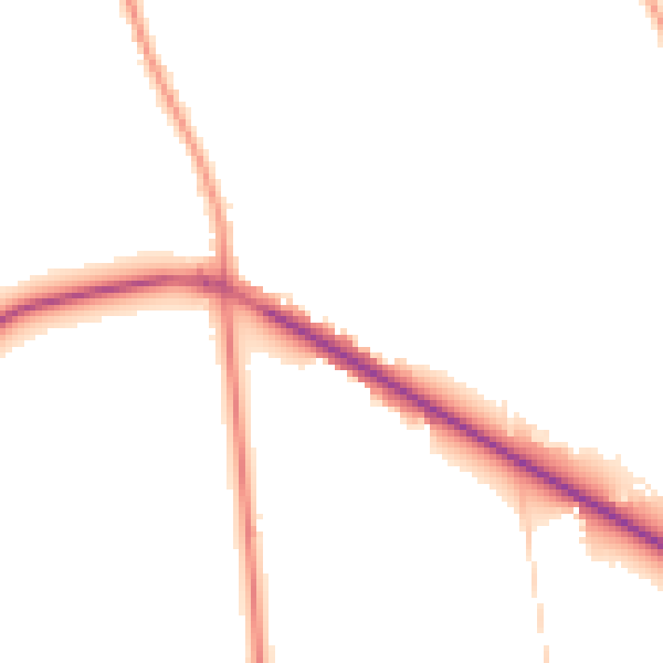 Daytime road noise heatmap for RH6 9RP