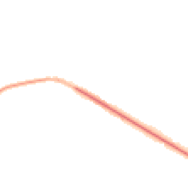 Night-time road noise heatmap for RH6 9RP