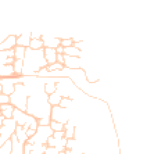Daytime road noise heatmap for RH6 9YU