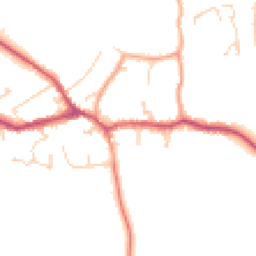 Daytime road noise heatmap for RH7 6AA