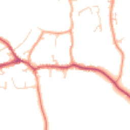 Daytime road noise heatmap for RH7 6AE
