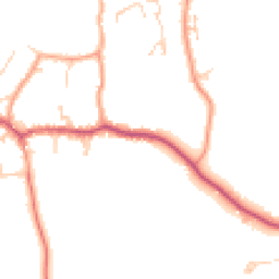 Daytime road noise heatmap for RH7 6AG