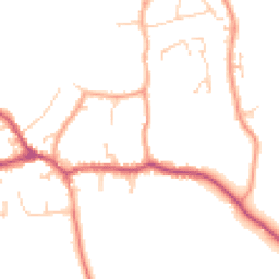 Daytime road noise heatmap for RH7 6AH