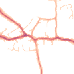 Daytime road noise heatmap for RH7 6AJ