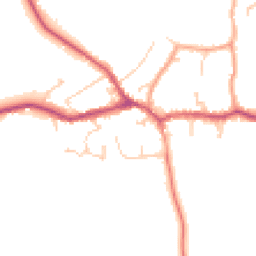 Daytime road noise heatmap for RH7 6AP