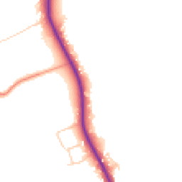 Daytime road noise heatmap for RH7 6AT