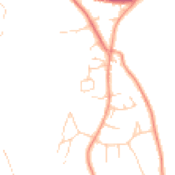 Daytime road noise heatmap for RH7 6AW