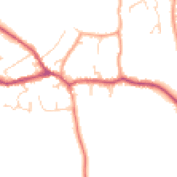 Daytime road noise heatmap for RH7 6AY