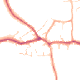 Daytime road noise heatmap for RH7 6BA