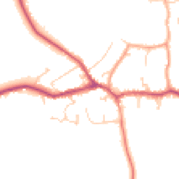 Daytime road noise heatmap for RH7 6BD