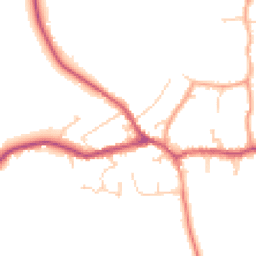 Daytime road noise heatmap for RH7 6BF