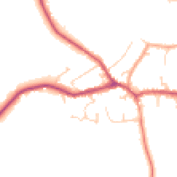 Daytime road noise heatmap for RH7 6BG