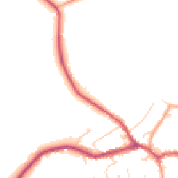 Daytime road noise heatmap for RH7 6BT