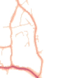 Daytime road noise heatmap for RH7 6DJ