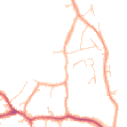 Daytime road noise heatmap for RH7 6DL