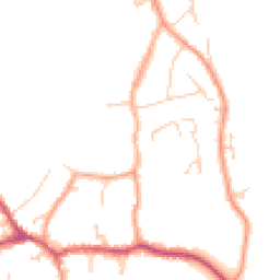 Daytime road noise heatmap for RH7 6DN