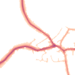 Daytime road noise heatmap for RH7 6GE