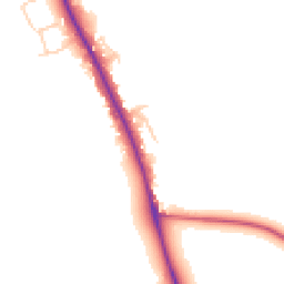 Daytime road noise heatmap for RH7 6GG