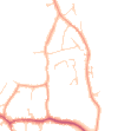 Daytime road noise heatmap for RH7 6HE