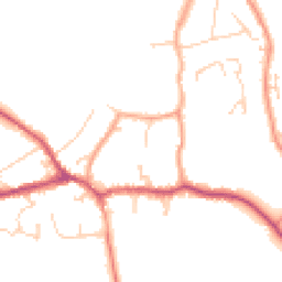 Daytime road noise heatmap for RH7 6HG